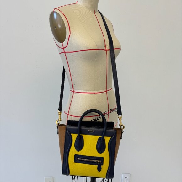 Great condition Celine Leather Luggage Nano with dust bag - Picture 3 of 14